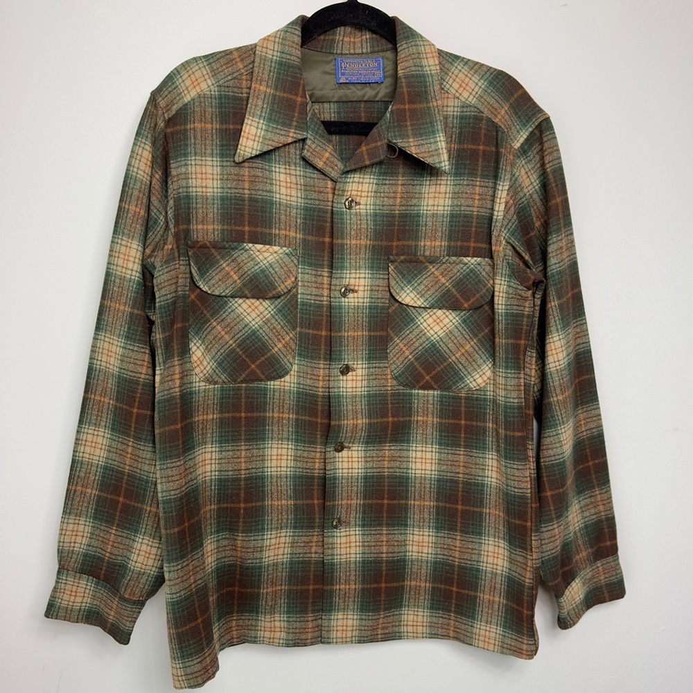 Mens Medium Pendleton Virgin Wool Flannel Great condition!